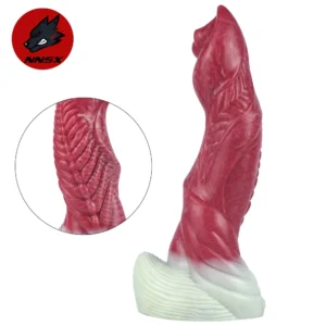 Curved Alien Dildo with Sucker