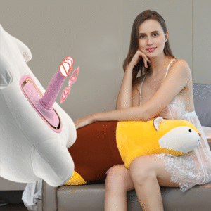 Discreet Polar Bear Pillow, Dog, Fox, Remote Control Sex Machine with Dildo