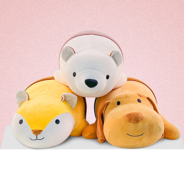Discreet Polar Bear Pillow, Dog, Fox, Remote Control Sex Machine with Dildo