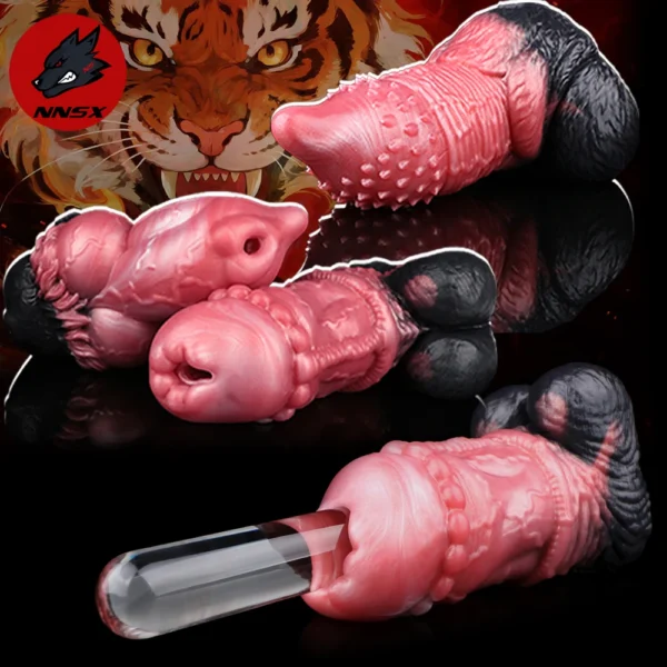 Tiger Silicone Stroker Pocket Pussy
