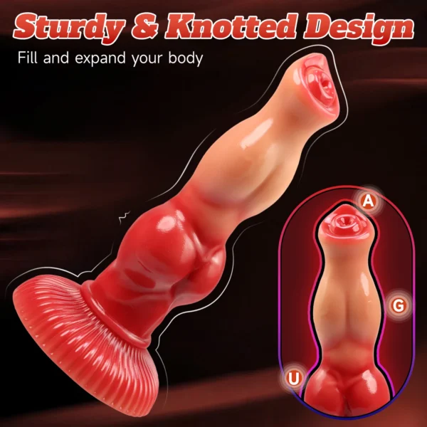 Monster Dog Knot Dildo